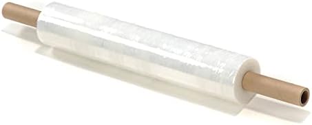 PackageZoom 20 inch x 1000 Feet Stretch Wrap with Handle, Clear Stretch Film, 4 Rolls