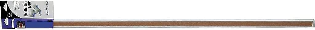 Quartet Bulletin Bar Strip, Cork Board, 36" x 1", Classroom, Office, Cubicle, Aluminum Frame (2005)