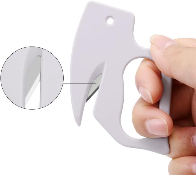 Letter Opener Envelope, 2025 Upgrade Envelope Opener Slitter Mail Opener Tool with Concealed Sharp Blade, Wrapping Mail Paper Cutter Envelope Cutter for Office Worker School Home (6PCS)