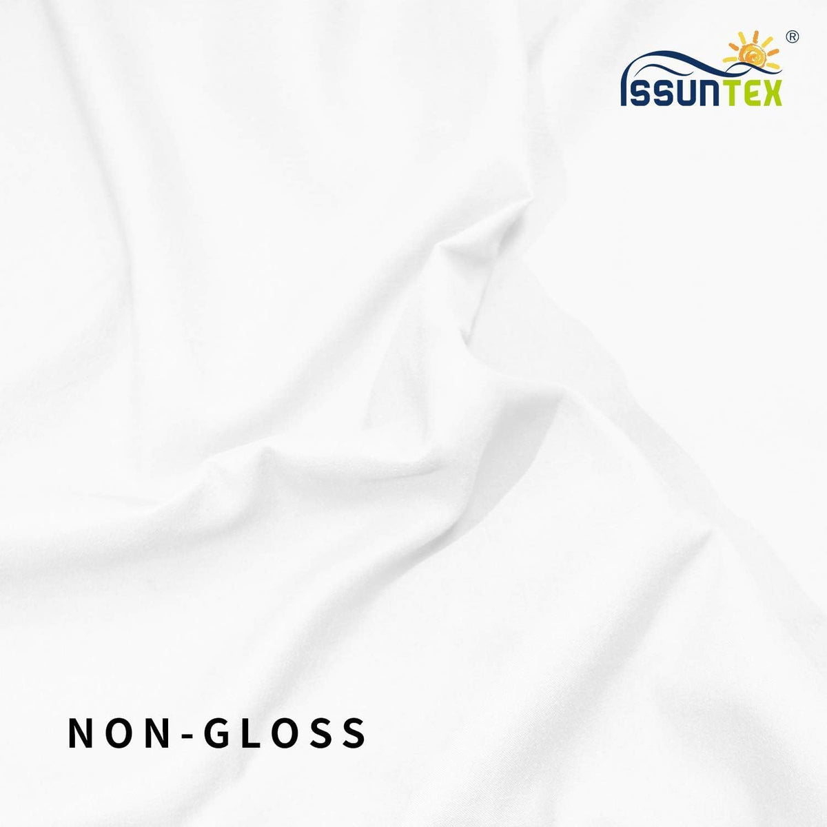 ISSUNTEX 9X15 ft Background Polester Backdrop, Photo Studio, Collapsible High Density Screen for Video Photography and Television-White