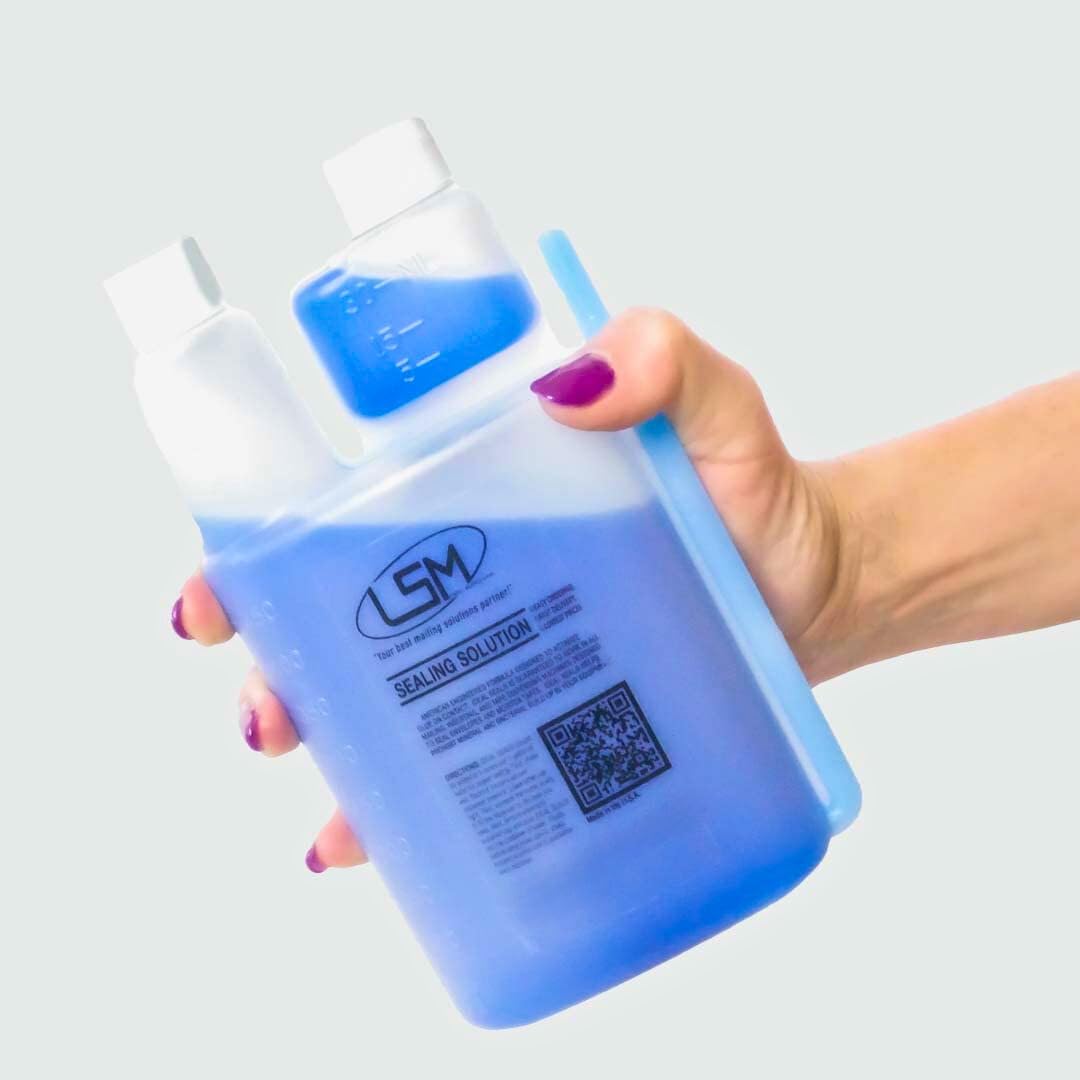 IDEALSEAL Super Concentrated Sealing Solution (Makes 16 Gallons) Replacement for PB Easy Seal Envelope Sealing Solution.