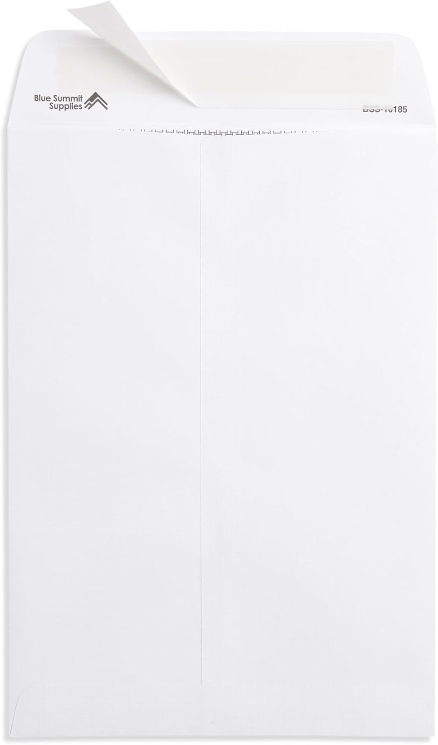 Blue Summit 7x10 Envelopes for Mailing, 100 White 7 x 10 Envelopes, 7.5 x 10.5 Security Tinted, Thick 28lb Paper, Self Seal