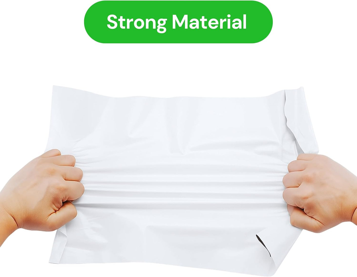 White Poly Mailers 10x13 Inch 100 Pcs, Self Adhesive Shipping Bags, Waterproof Poly Mailers, Glossy Finish, Packaging, Mailing Bags, Poly Bags for Shipping