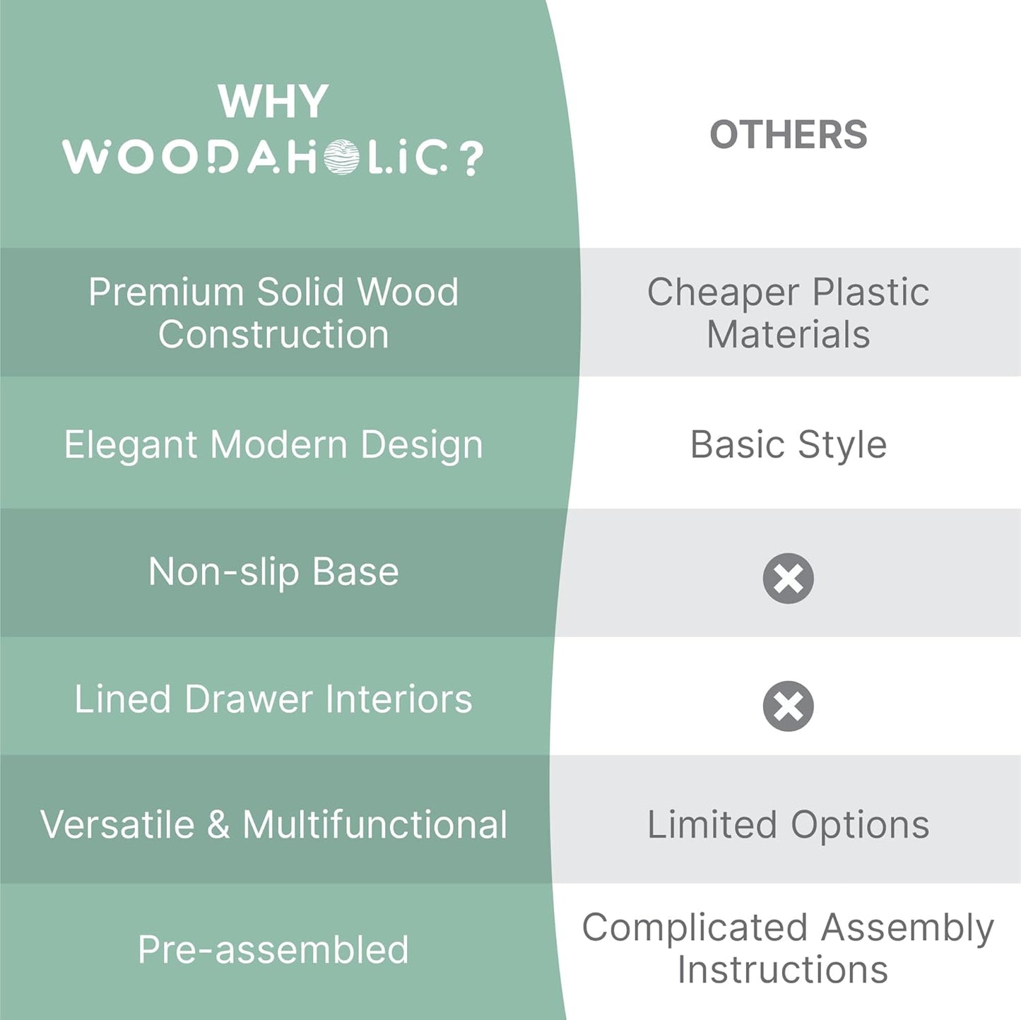 Terrazzo Pattern Wooden Desk Organizer - 4-Drawer Desktop Storage - Modern & Rustic Wood Cabinet for Office Supplies, Craft Tools, & Home Organization - Cute Drawer Unit