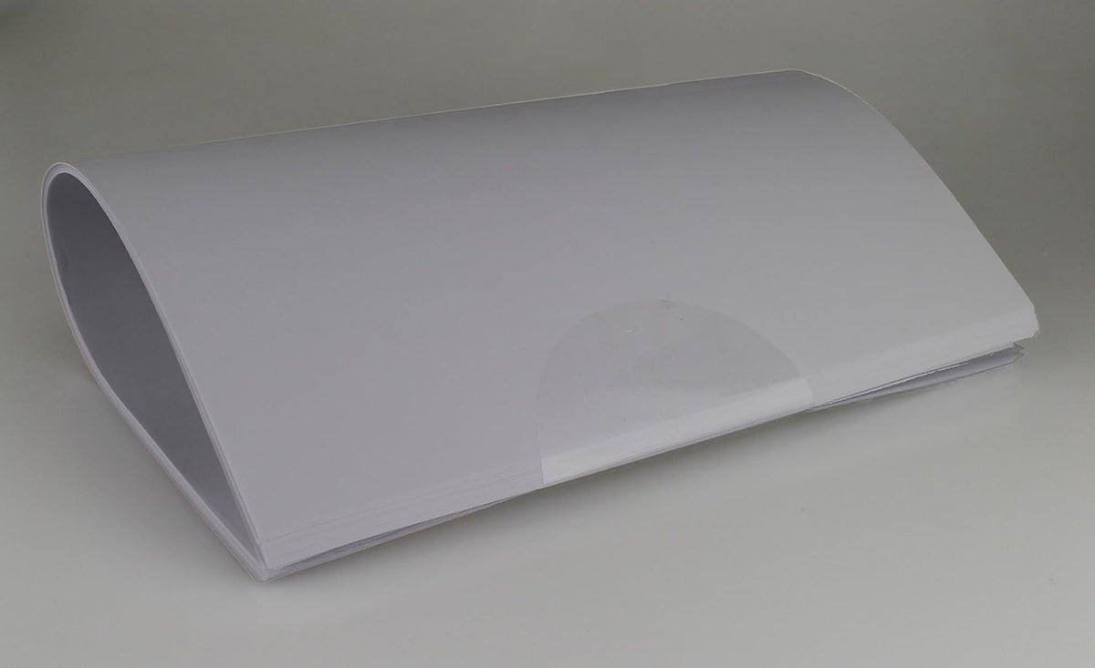 ChromaLabel 3 Inch Clear Round Wafer Seals, 500 per Roll