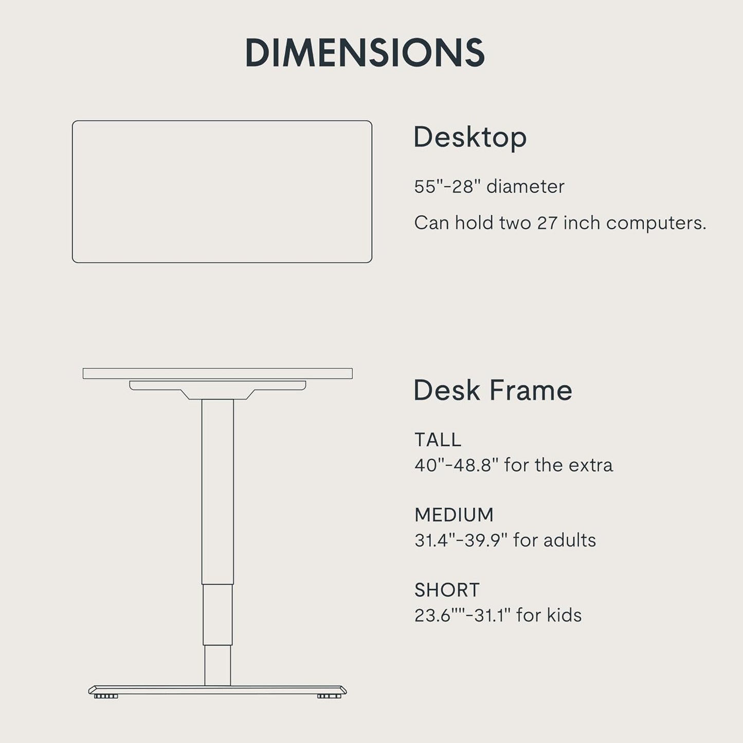 FLEXISPOT E6 Essential 3 Stages Dual Motor Electric Standing Desk 55x28 Inch Whole-Piece Board Height Adjustable Electric Sit Stand Desk(Black Frame + Brown Wood Grain Desktop, 2 Packages)