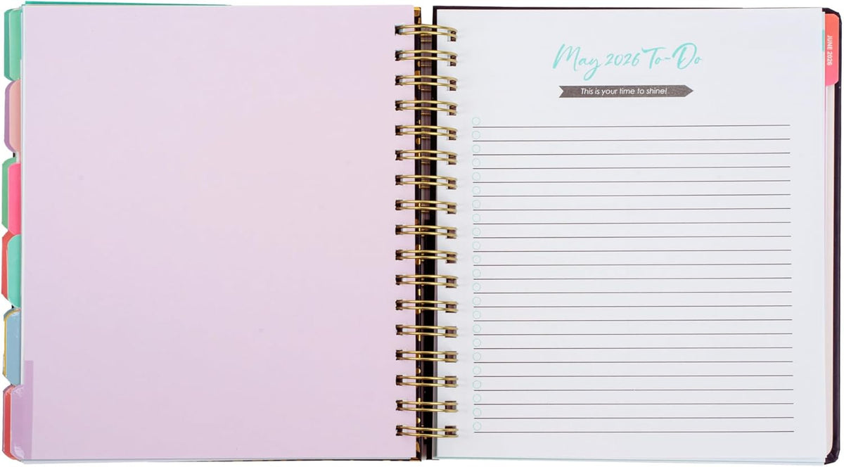 Votum August 2025 to January 2027 Large Back to School Academic Planner- Daily, Weekly & Monthly Organizer with Pens, Stickers, Sticky Notes, and a Sturdy Cover - With God All Things Possible