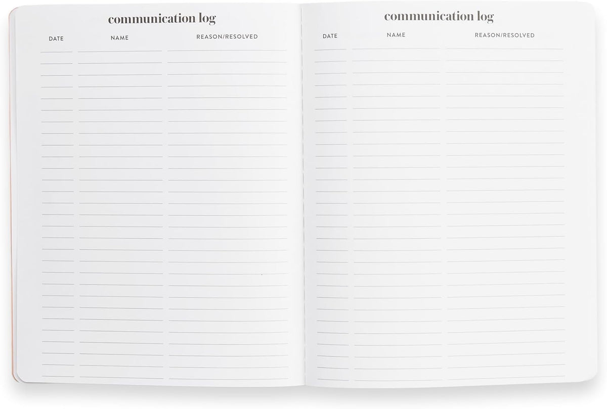 Erin Condren Bound Teacher Record Book - Evolve Classic Bound Cover | Sewn-Stitch Bound Record Book - Log and Track Attendance, Performance, and Test Scores