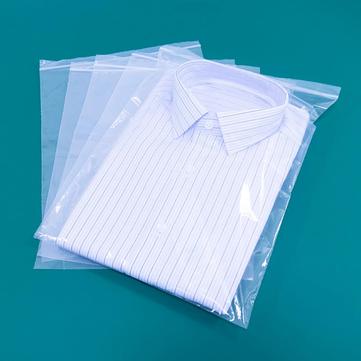 iMailer - 100 Count - 11" x 14" Large Zip Bags - 2 Mil Reclosable Zip Plastic Poly Bags with Lock Seal Zipper for Prints, Photos, Documents, Clothing, T-Shirt