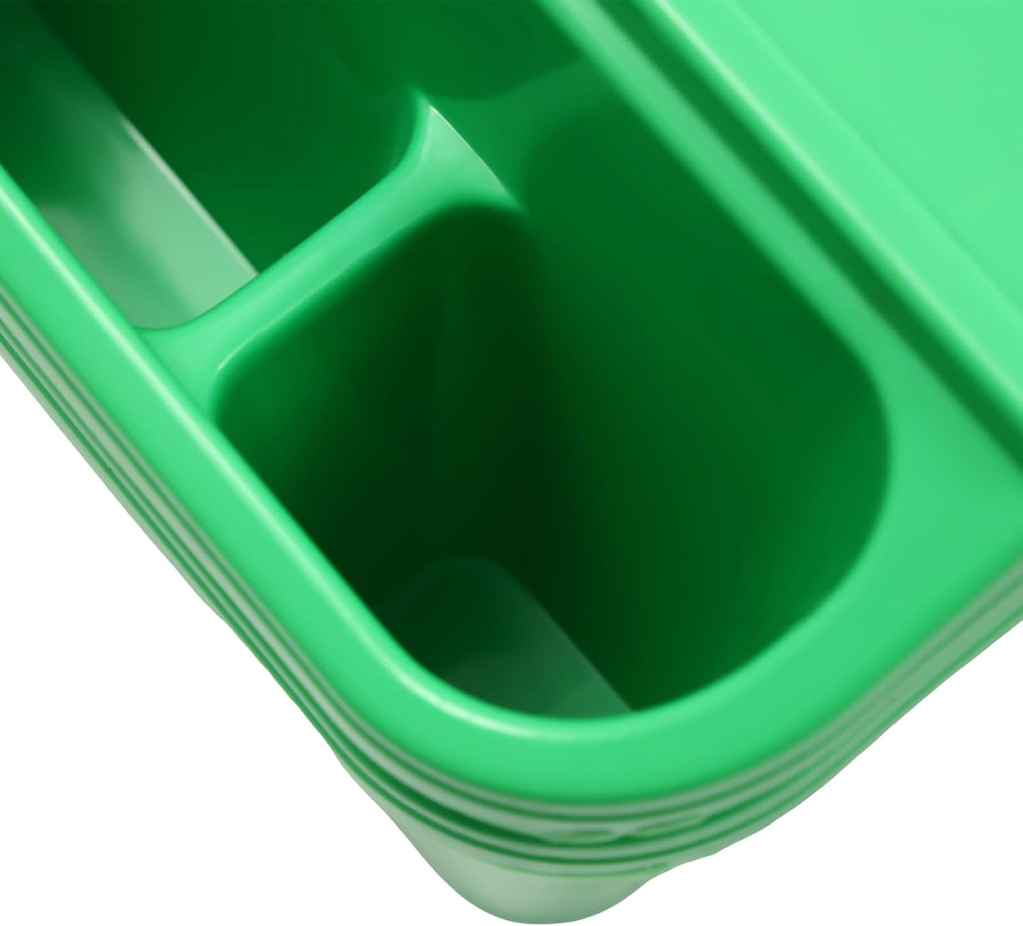 6 Pack Kids Lap Desk Tray with Storage Slots, Portable Lap Desk, Activity Tray, Drawing, Stackable, Writing, Eating, Classroom, 19.69" L x 9.84" W x 7.1" H (Red+Green+Yellow)