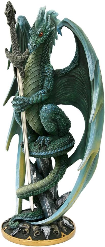 Pacific Giftware Ruth Thompson Official Dragonblade Collectible Series Skull Blade Dragon Letter Opener 8 Inch Tall
