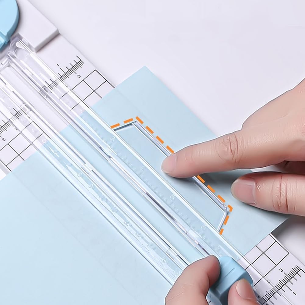 4-in-1 Multi-Function Paper Trimmer,Bidirectional Papers Cutter, Equipped with Straight,4 in 1 Paper Cutter 4 Styles Craft Paper Cutter Multi-Function Scrapbooking Tool (Black)