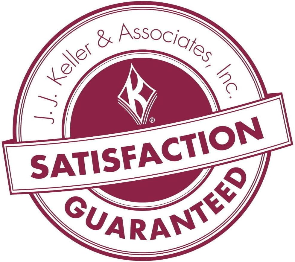 Placard Vinyl Numbering Kit - 3.5" H Permanent Adhesive Clear-Back Vinyl with Black Numbers - 50 Decals of 0-9, 500 Total Per Kit, DOT Compliant, J. J. Keller & Associates, Inc.