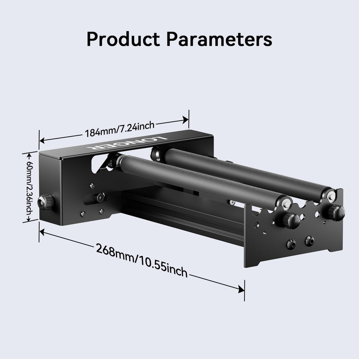 Longer RAY5 10000mW Laser Engraver with Air Assist Kit, Rotary Roller, and 8 Pcs Raiser, Compressed Spot CNC, App Offline Control, DIY Engraving Tool for Metal/Glass/Wood, Class 4.