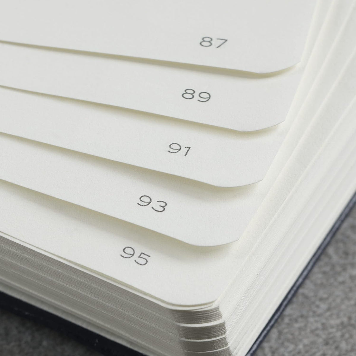 LEUCHTTURM1917 - Notebook Hardcover Medium A5-251 Numbered Pages for Writing and Journaling - Thinking Ahead (Dotted Paper, Deep Sea)