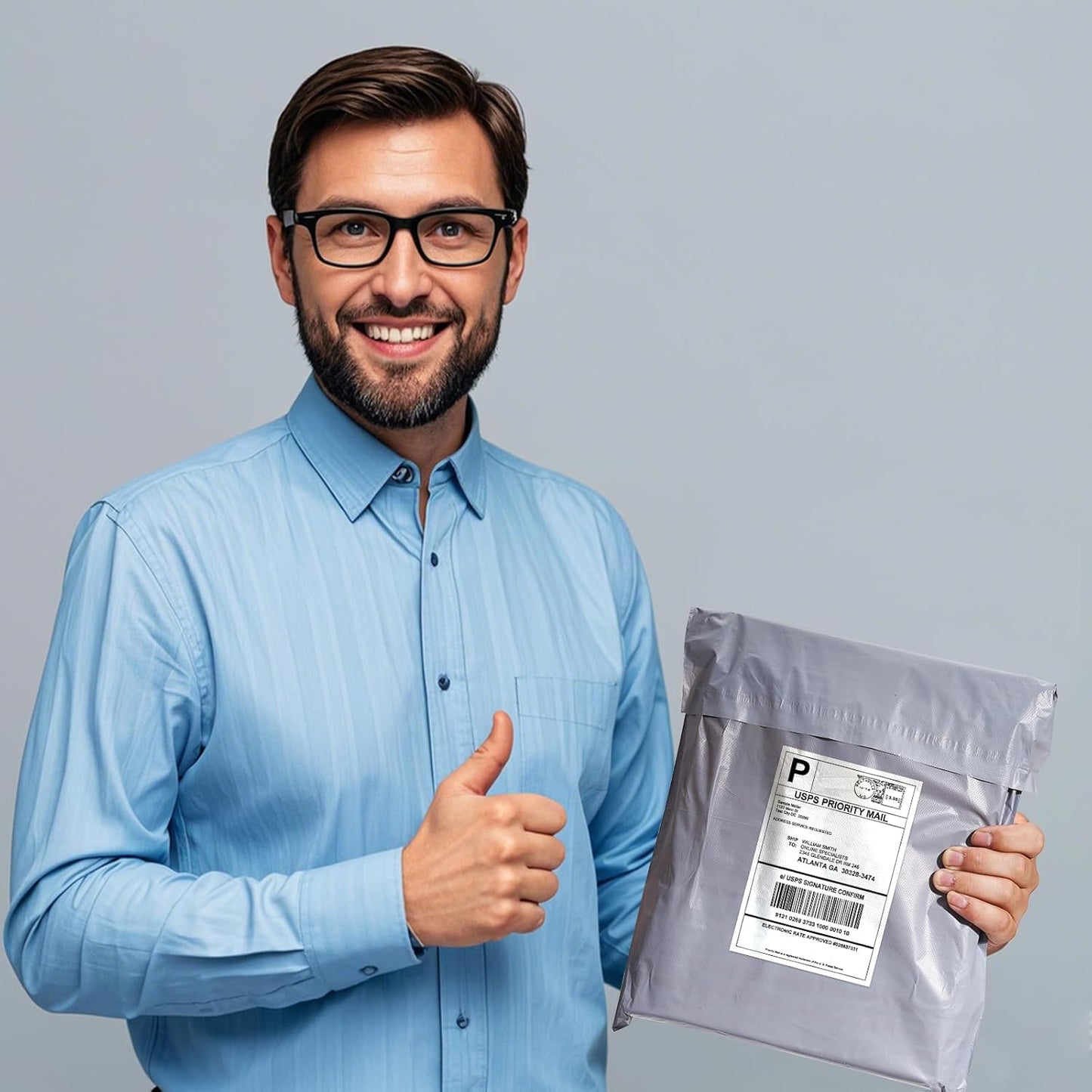 Dasen 200pc Poly Mailers 12x15.5 Inches,Shipping Envelopes Self Seal Mailers Bags Waterproof and Tear-Proof Packaging Bags, Shipping Bags for Clothing