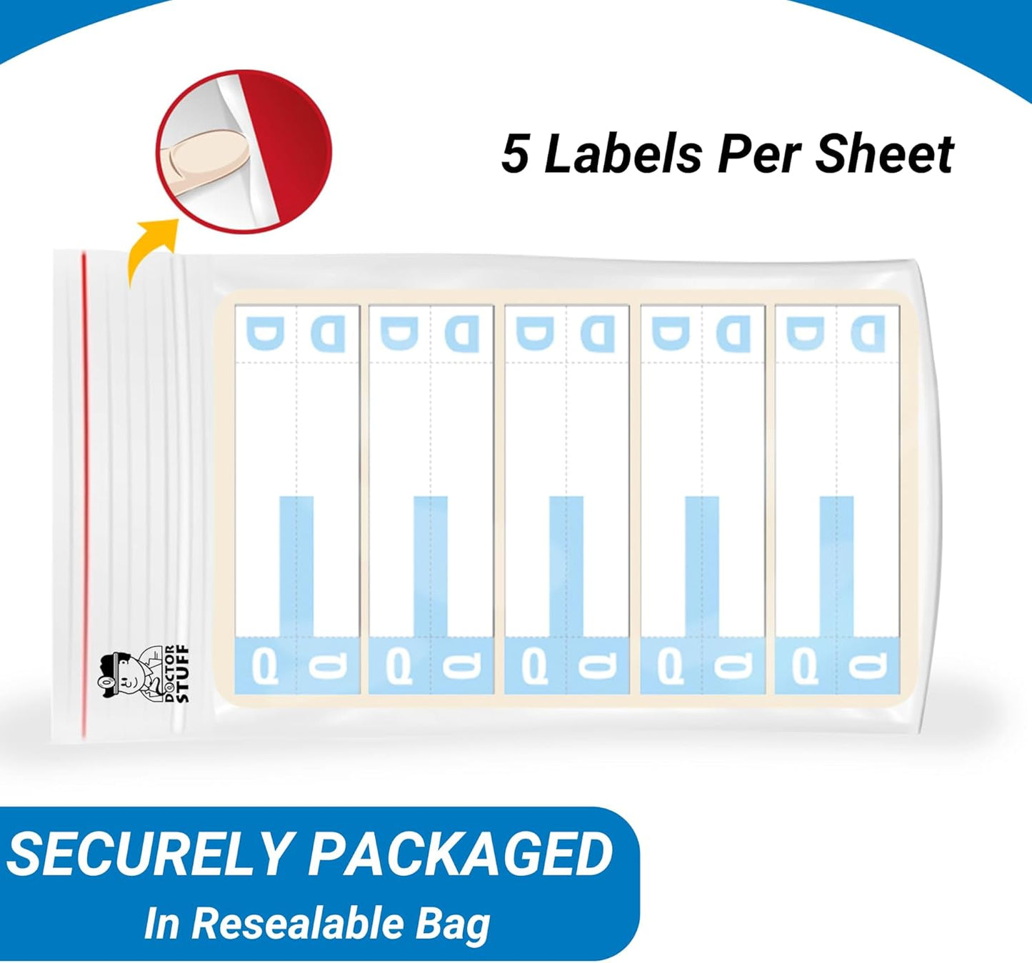 Alphabet Labels for File Folders, A to Z Desk Set with File Box and Indexes, Doctor Stuff, 1500 Labels, Compatible with Smead NCC - SNCC Alpha Stickers Series, Medical Chart Color Code Labels