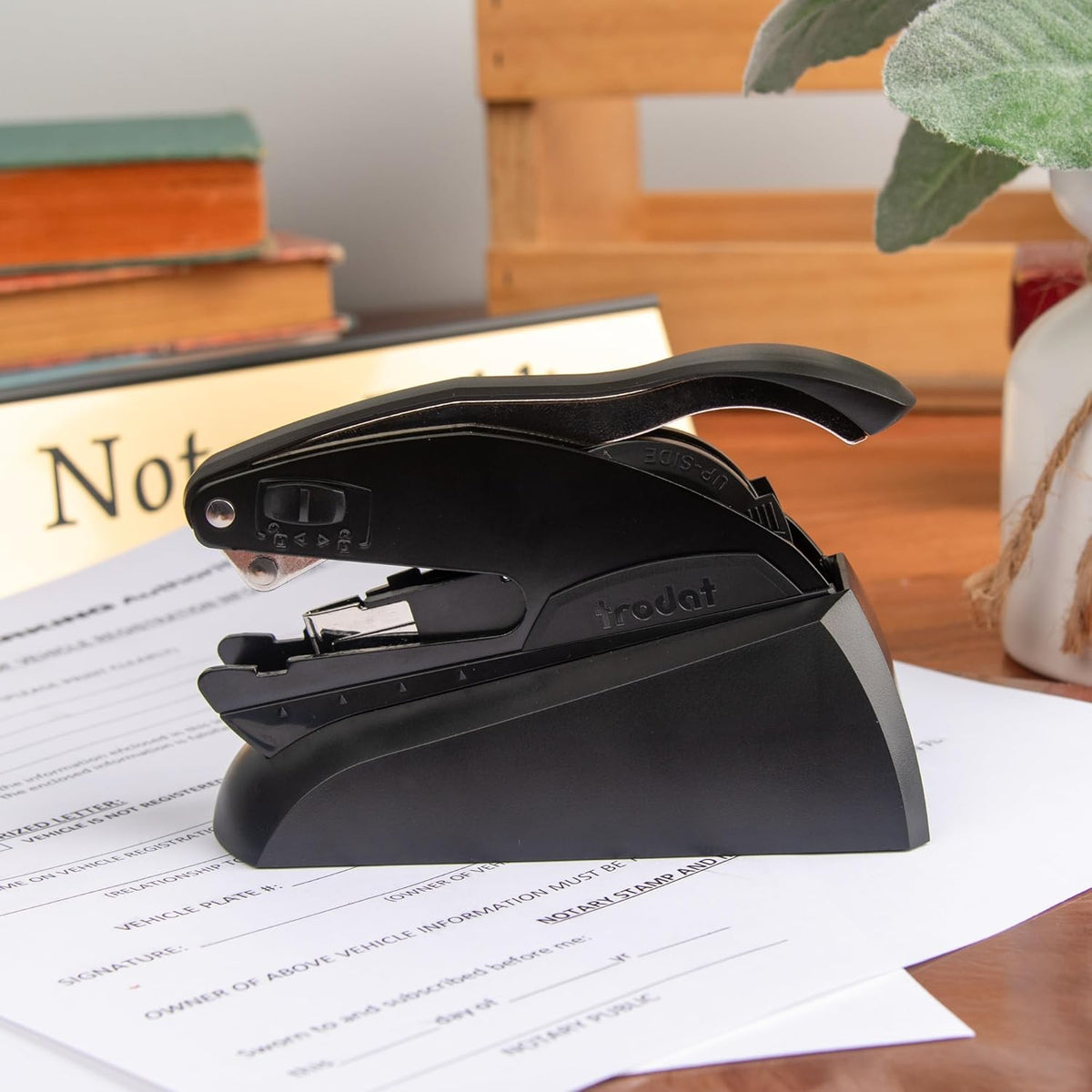 Alaska Round Notary Embosser | Official State Embosser | Official Seals | Meets State Specifications (Alaska, Round Embosser)