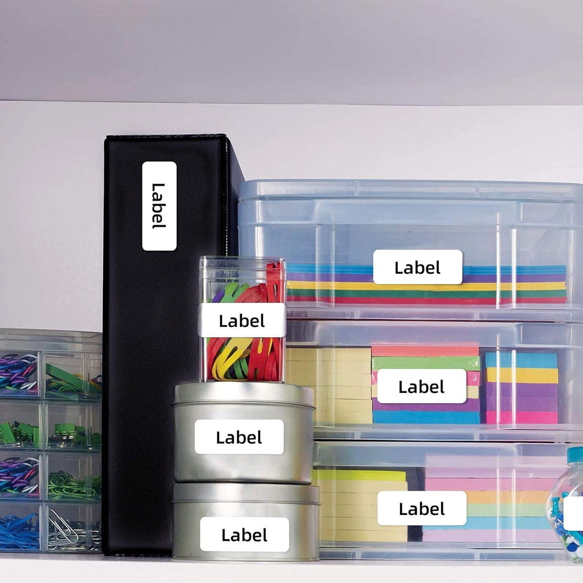 100 Sheets 1400 Labels 4" x1-1/3 14 Up Mailing Address Labels Stickers for Laser & Inkjet Printers, Labelchoice 4" x 1.33" 14 Per Page Strong Adhesive Internet Mailing Shipping Label (1-1/3x4-100P)