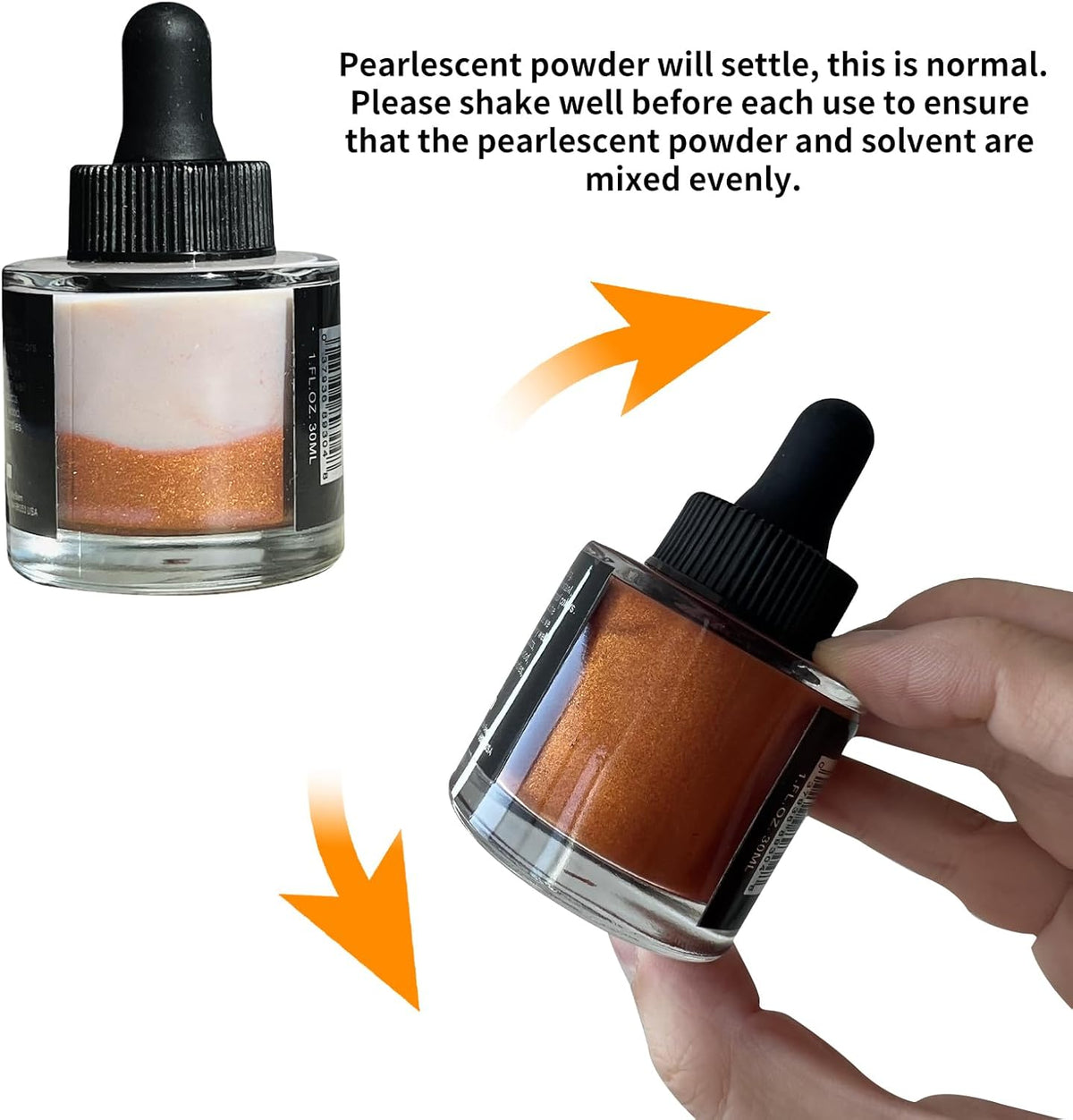 CSY art gallery Metallic -Pearlescent-Glitter Acrylic Ink -Shining Calligraphy Paint -Silver, Rose Gold Rich Pigments Perfect for Artists, Canvas, Rocks, Wood, Fabric, Ceramic (Galaxy Starlight Set)