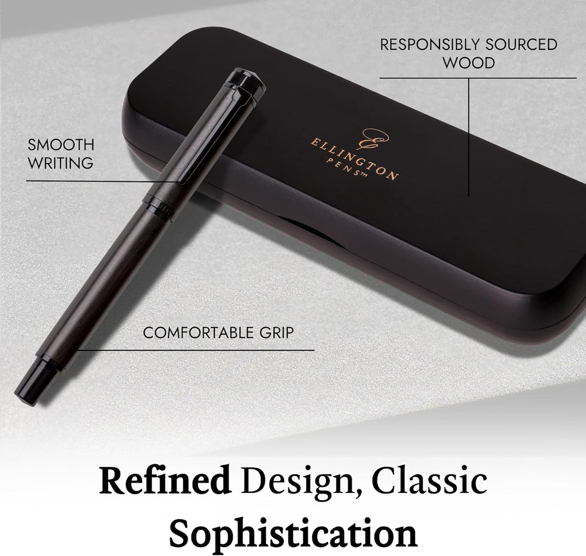 Elegant Wood Fountain Pen Set β Includes Wooden Pen Box, Ink Converter, 6 Ink Cartridges, and Gift Box β Writing, Calligraphy