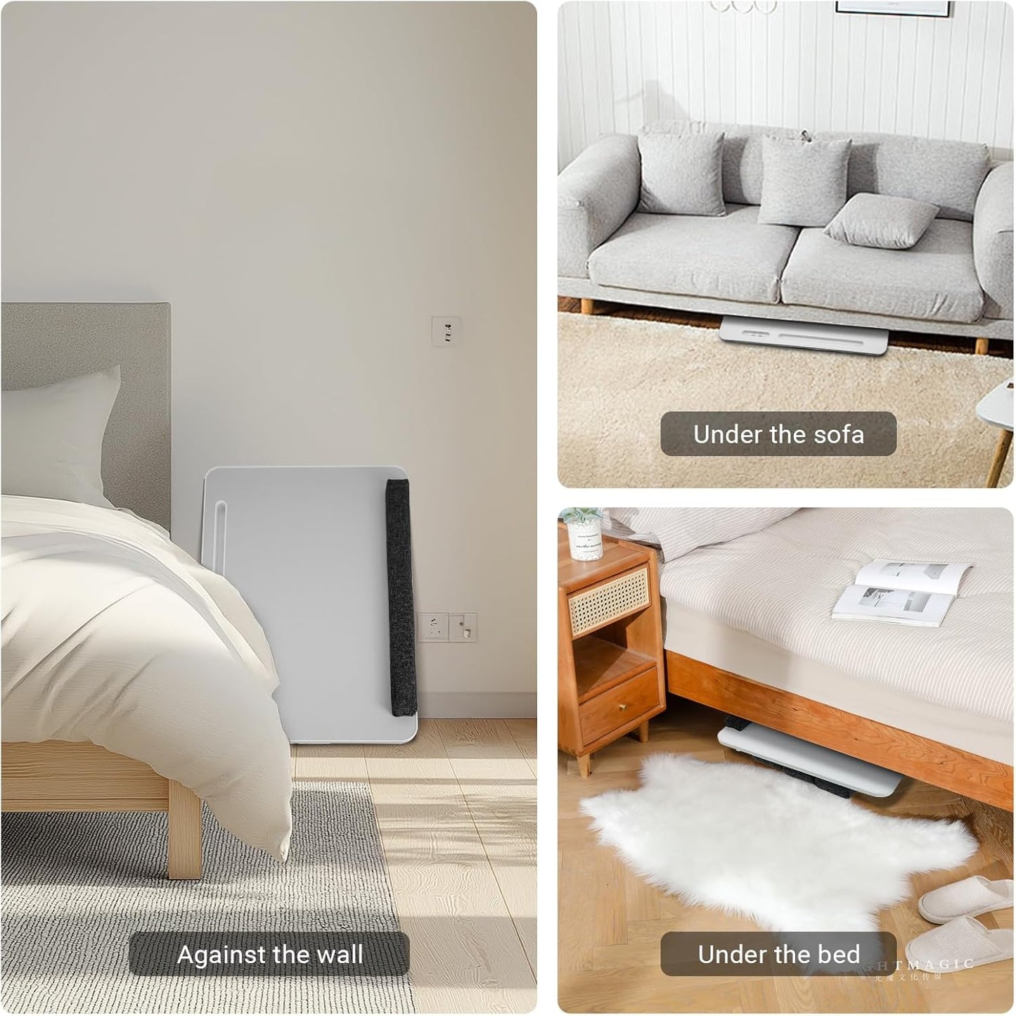 Lap Desk for Laptop with Cushion,Folding Laptop Desk for Bed with USB,Bed Desk,Portable Computer Lap Desk,23.62"*15.74",Grey