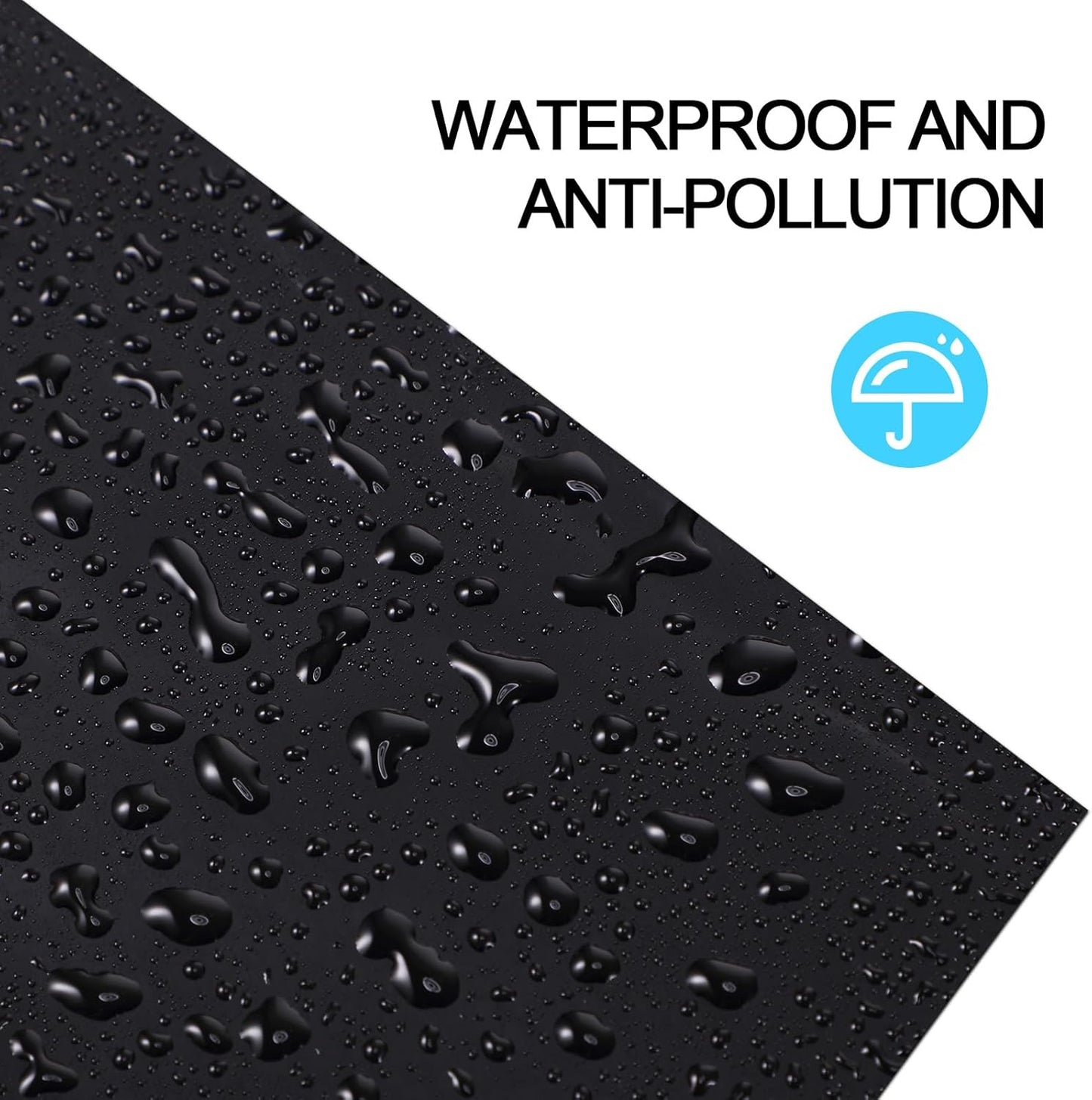 Outus 240 Pcs Poly Mailers Variety Pack Mailing Shipping Bags 6 Assorted Sizes Shipping Envelopes Self Adhesive Waterproof and Tear Proof Packaging Bags for Clothing Books Gift (Black)