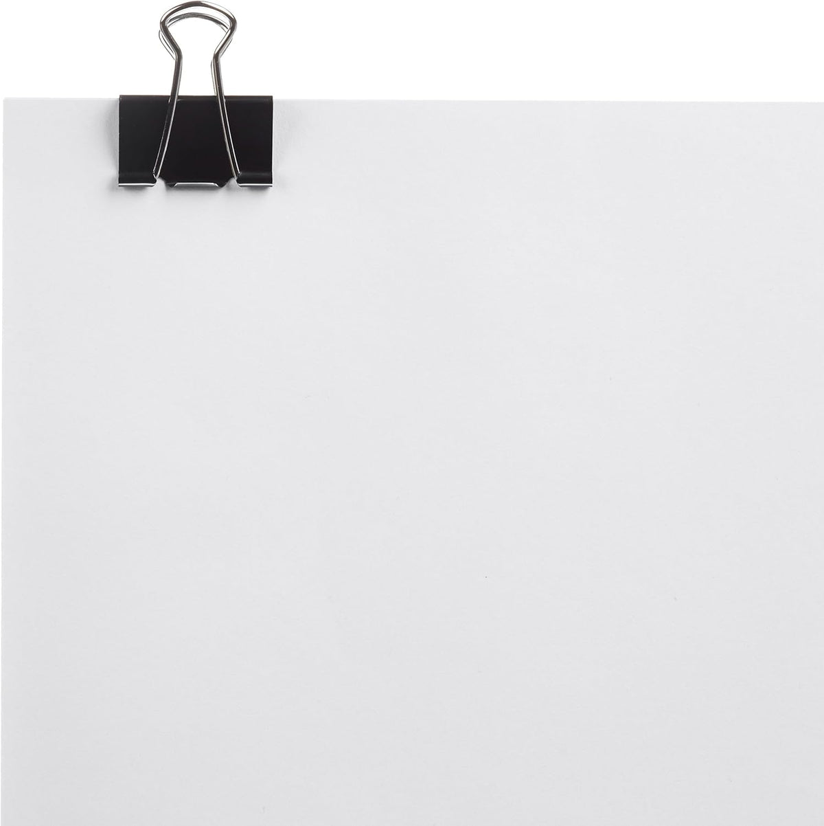 Amazon Basics Binder Paper Clips, Medium Clip (Small Box), 24 Count, 2 Pack of 12, Black