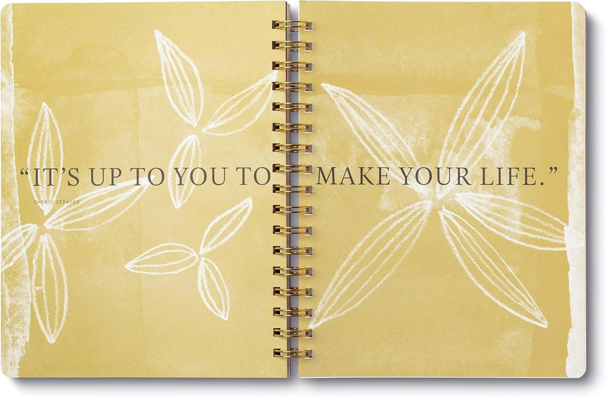 Compendium Spiral Notebook - The map to where she’s going is written on her heart. — A Designer Spiral Notebook with 192 Lined Pages, College Ruled, 7.0”W x 9.25”H
