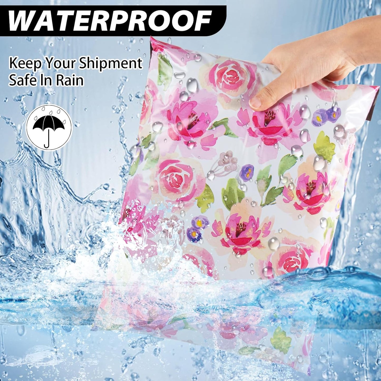 Oududianzi Large Poly Mailers 14.5x19, 100Pack Shipping Bags, Mailing Bags, Mailers Poly Bags for Shipping, Shipping Envelopes, Packaging Bags for Small Business and Clothes