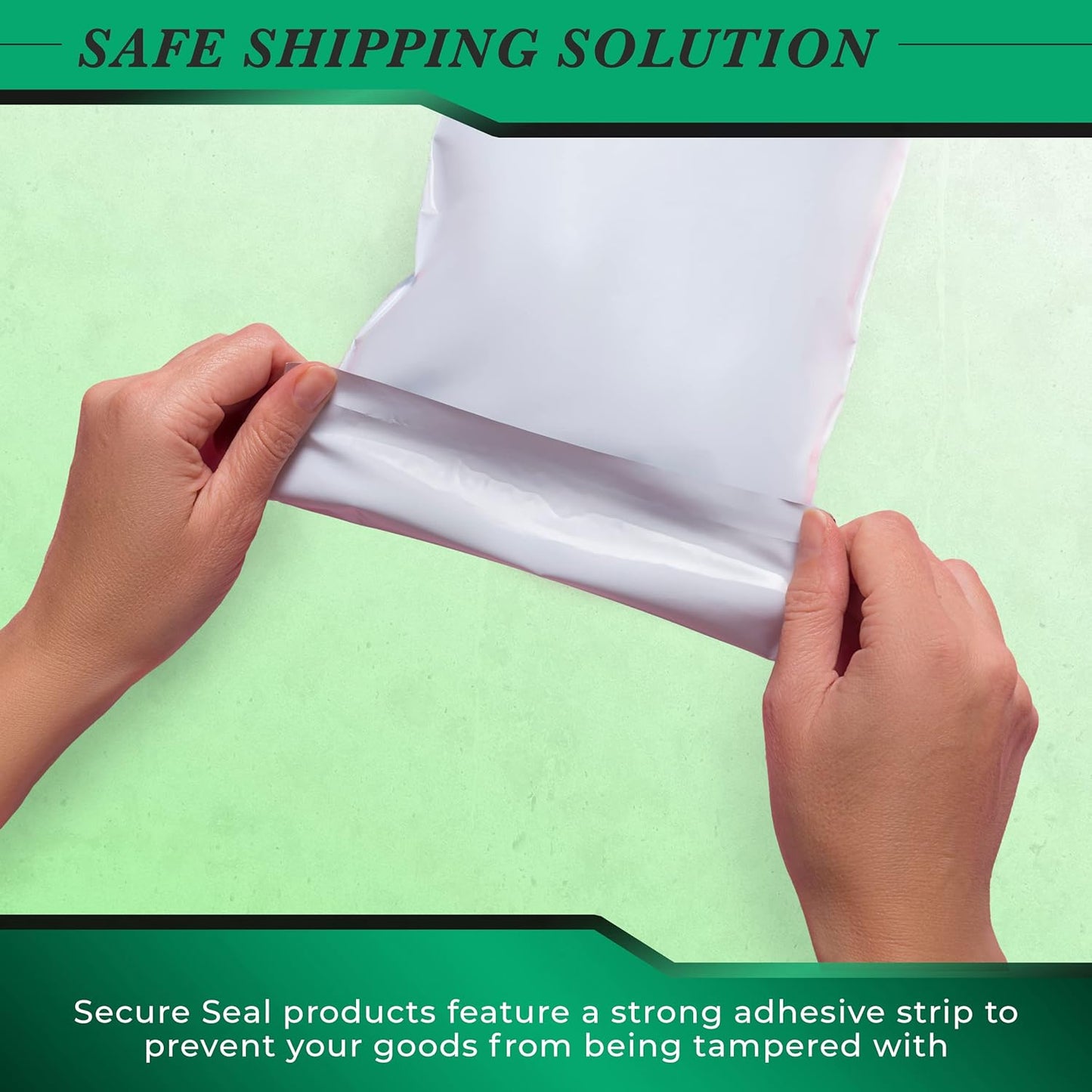 2000 Pack Secure Seal White Poly Mailers - Safe Shipping With 4x6 E-Commerce Bags - Self Sealing 2 Mil Poly Envelopes