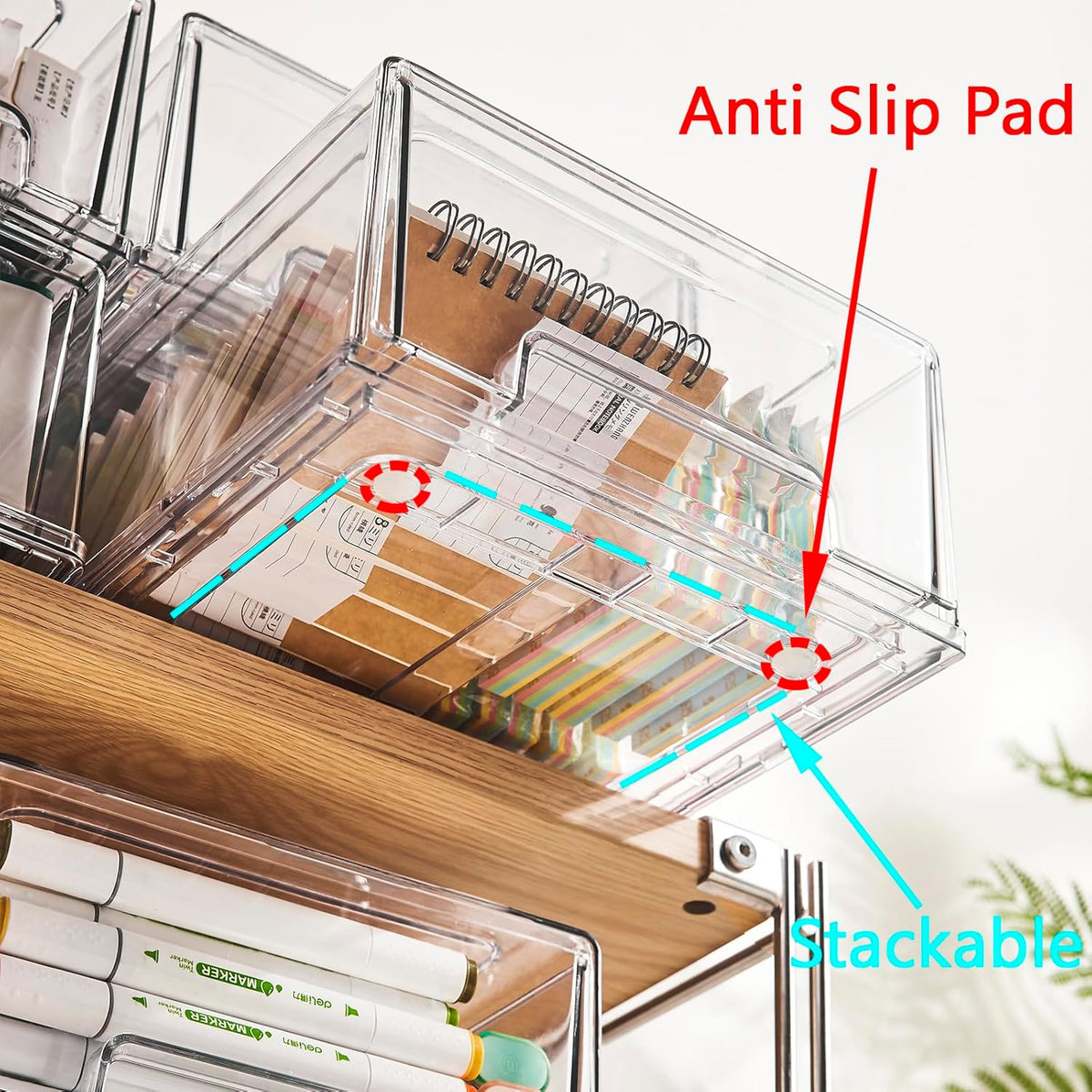 clear Drawer-Type Plastic Storage Box Bins Organizer,Family First Aid Kits Medicine cabinet Box Organizer,Closet ,Shelf,Ointments, Adhesive Bandages,Cosmetics,Office Items (clear, 4L)