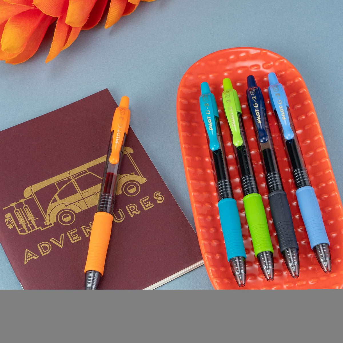 Pilot, G2 Premium Gel Roller Pens, Bold Point 1 mm, Pack of 14, Assorted Colors
