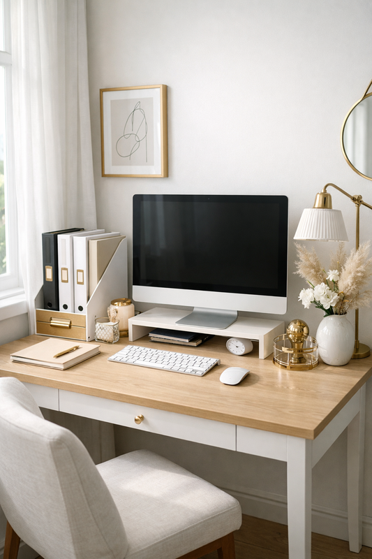 Small Desk, Big Productivity: 7 Space-Saving Desk Organization Hacks