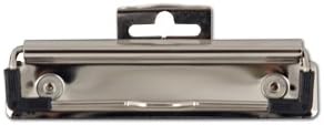 8.5x14 Clipboard Acrylic Panel Featuring a Low Profile Clip Black