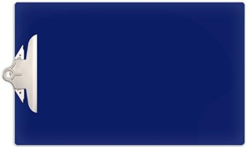 11x17 Clipboard Acrylic Panel Featuring a Jumbo Board Clip Blue