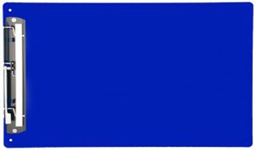 13x19 Clipboard Acrylic Panel Featuring an 11" Hinge Clip Blue