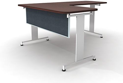 OBEX Acoustic Table Mounted Modesty Desk Privacy & Sound Absorbing Panel for Office Cubicles, 24" x 66", Twilight