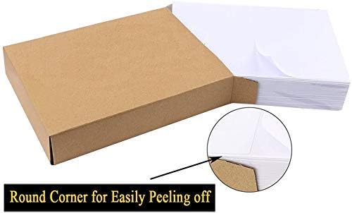 Shipping Labels with Rounded Corner, 8.5 x 5.5 Inches Half Sheet Self Adhesive Shipping Address Labels for Laser and Inkjet Printer, 2000 Sheets 4000