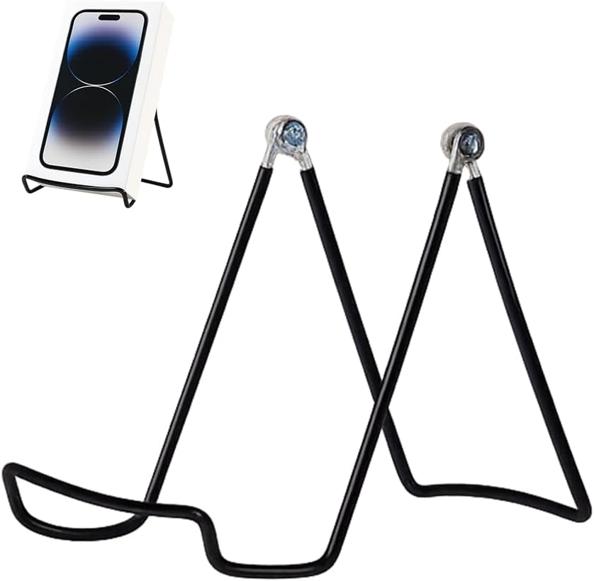 KINGDOM SOLUTIONS MADE IN USA 12-Pack Sturdy & Durable Adjustable Metal Easels to Display Books, Frames, Comics, Plates & More - Unique on the Market