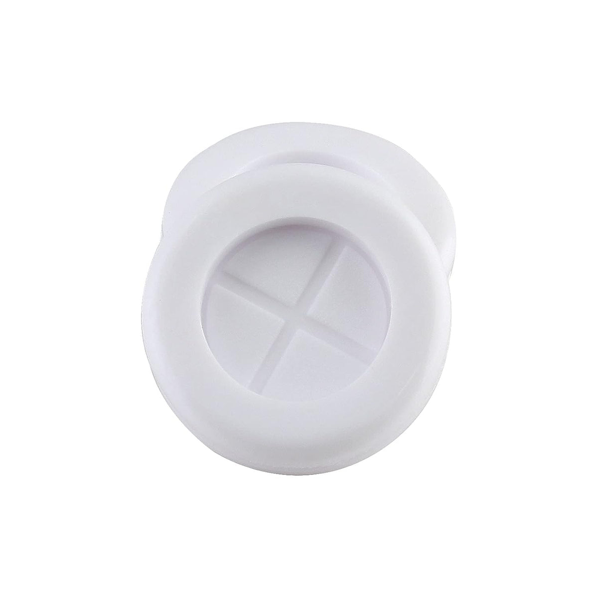 24 Pack 0.79" Inside Diameter 1" Drill Hole Rubber Grommet, Firewall Plug Grommet Rubber Grommets Wire Protection, Double Sided Round (White)