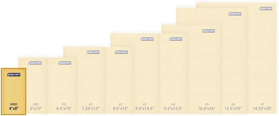Kraft Bubble Mailers 500 Pack, 4 x 8 Inch Padded Shipping Envelopes, Yellow Mailing Envelopes for Documents & Packages, Durable & Lightweight, Made in USA
