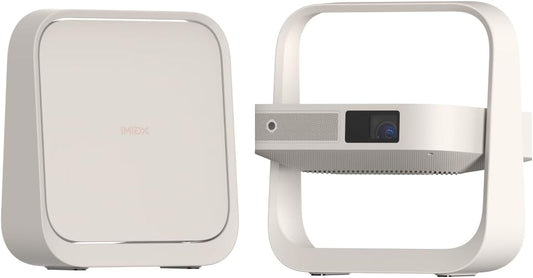 XGIMI Elfin Flip Portable Projector, 1080P Resolution Outdoor Projector, Licensed Netflix, Build-in Adjustable Stand, Lightweight and Compact Design, 400 ISO Lumens, Screen Adaption