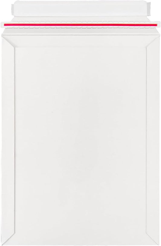 700 GSM Rigid Mailers 9x12, 10 Pack Thick Self Adhesive Stay Flat Cardboard Envelopes for Shipping Photos, Documents, Collectible Trading Cards
