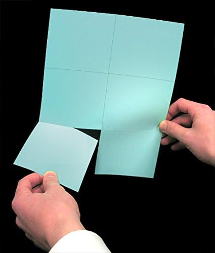NextDayLabels - Laser Printer Blank Perforated Cards 6 up per Page, for School Registration Cards, Flower Delivery Cards, Wedding Response Cards, RSVP Cards, Trip Tickets, ETC, (300 Blue Cards)