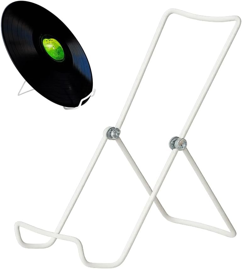 KINGDOM SOLUTIONS MADE IN USA 12-Pack Sturdy & Durable Adjustable White Metal Easels to Display Books, Frames, Comics, Plates & More - Unique on the Market