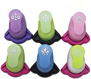 Fascola 1Pcs Embossing DIY Corner Paper Printing Card Cutter Scrapbook Shaper Large Embossing Device Hole Punch Kids Handmade Craft Gift, Total 12 Design (Style 2)