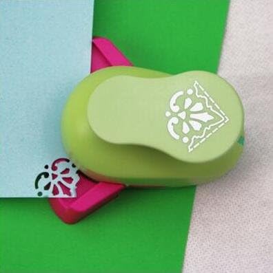 Fascola 1PcsEmbossing DIY Corner Paper Printing Card Cutter Scrapbook Shaper Large Embossing Device Hole Punch Kids Handmade Craft Gift, Total 12 Design (Style 6)