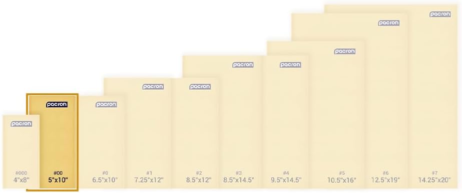 Kraft Bubble Mailers 500 Pack, 5 x 10 Inch Padded Shipping Envelopes, Yellow Mailing Envelopes for Documents & Packages, Durable & Lightweight, Made in USA