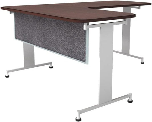 OBEX Acoustic Table Mounted Modesty Desk Privacy & Sound Absorbing Panel for Office Cubicles, 18" x 72", Graphite